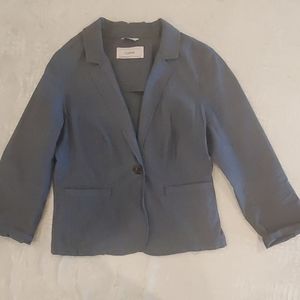 Caslon chambray blazer size small